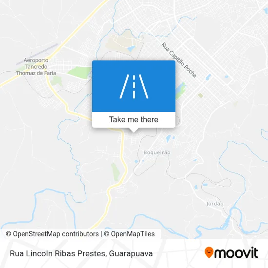 Rua Lincoln Ribas Prestes map