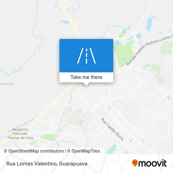 Rua Lomas Valentino map