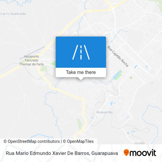 Rua Mario Edmundo Xavier De Barros map