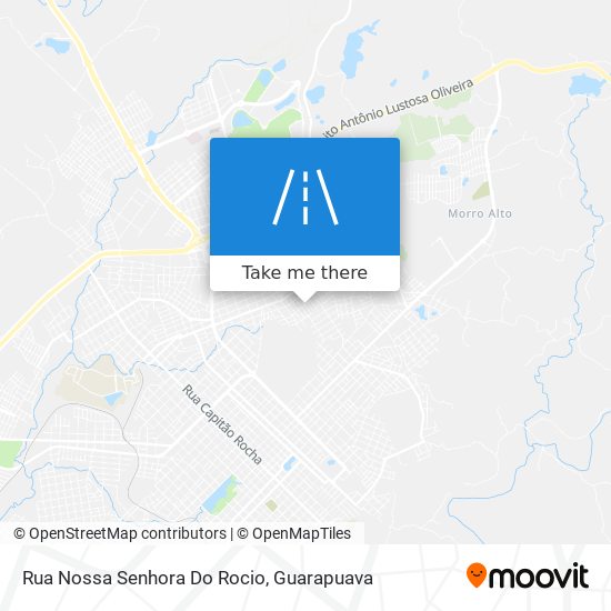 Mapa Rua Nossa Senhora Do Rocio