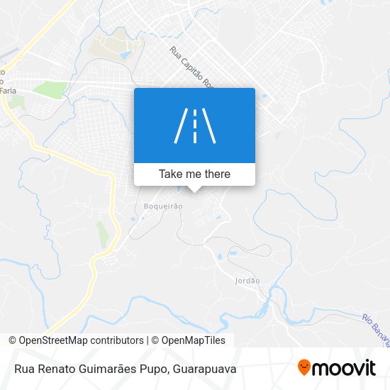 Rua Renato Guimarães Pupo map