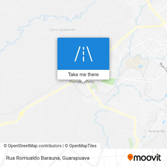Rua Romualdo Barauna map