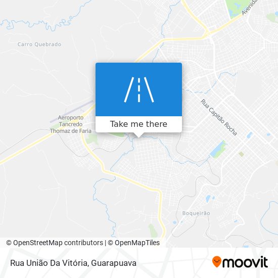 Mapa Rua União Da Vitória