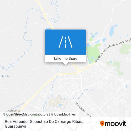 Rua Vereador Sebastião De Camargo Ribas map