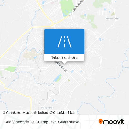 Rua Visconde De Guarapuava map