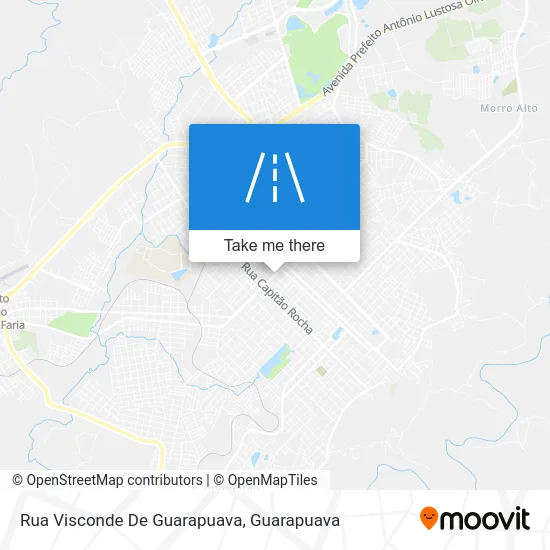 Rua Visconde De Guarapuava map