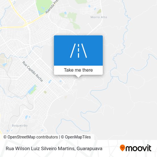 Rua Wilson Luiz Silveiro Martins map