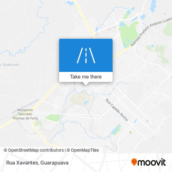 Rua Xavantes map