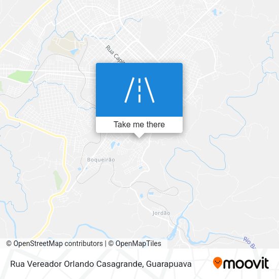 Rua Vereador Orlando Casagrande map