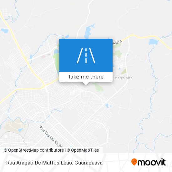 Mapa Rua Aragão De Mattos Leão