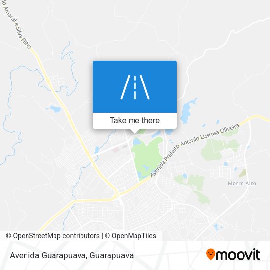 Avenida Guarapuava map