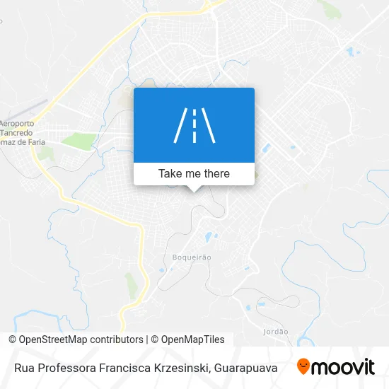 Rua Professora Francisca Krzesinski map