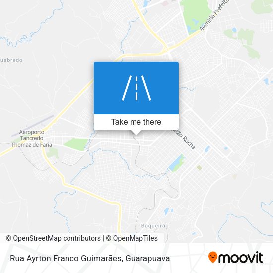 Rua Ayrton Franco Guimarães map