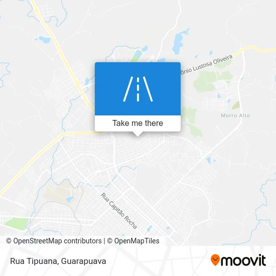 Rua Tipuana map