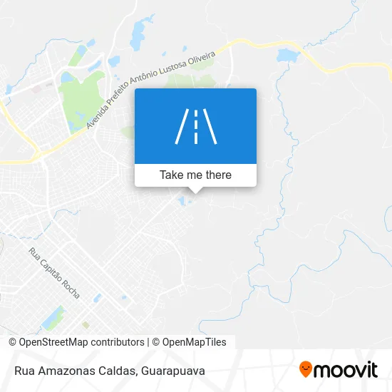 Rua Amazonas Caldas map