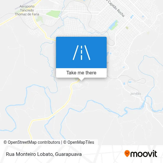 Rua Monteiro Lobato map
