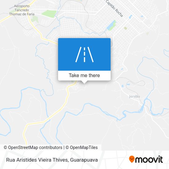 Rua Aristides Vieira Thives map