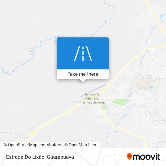 Estrada Do Lixão map