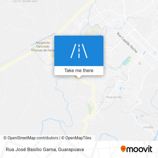 Rua José Basílio Gama map