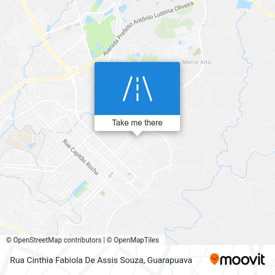 Rua Cinthia Fabiola De Assis Souza map