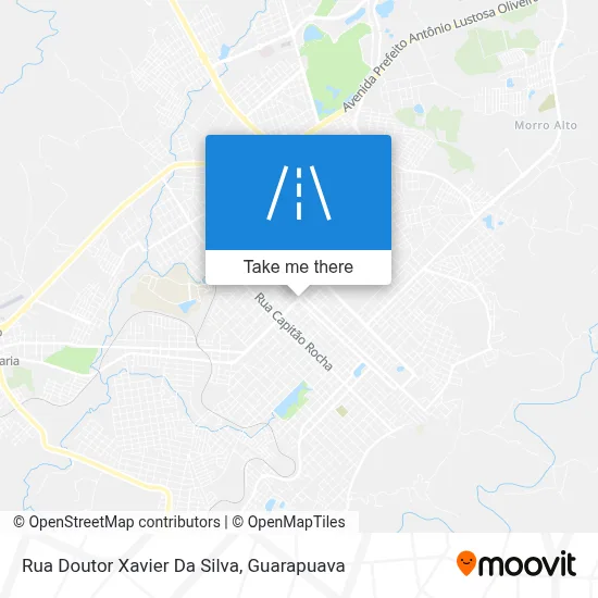 Rua Doutor Xavier Da Silva map
