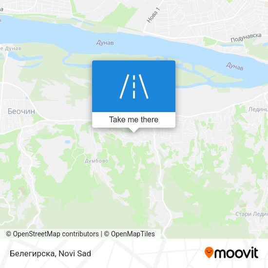 Белегирска map