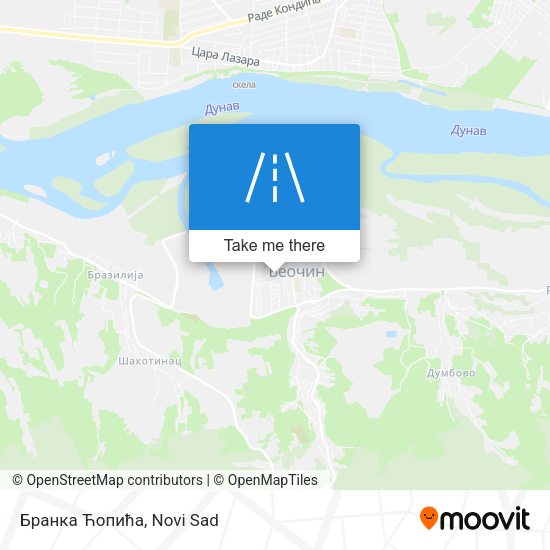 Бранка Ћопића map