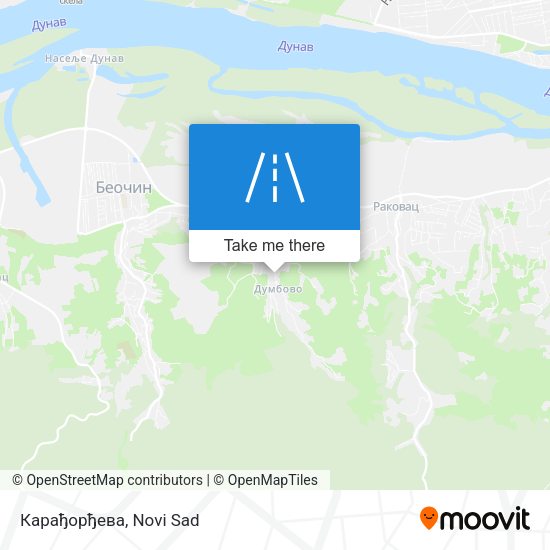 Карађорђева map