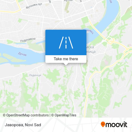 Јаворова map