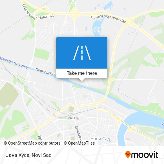 Јана Хуса map