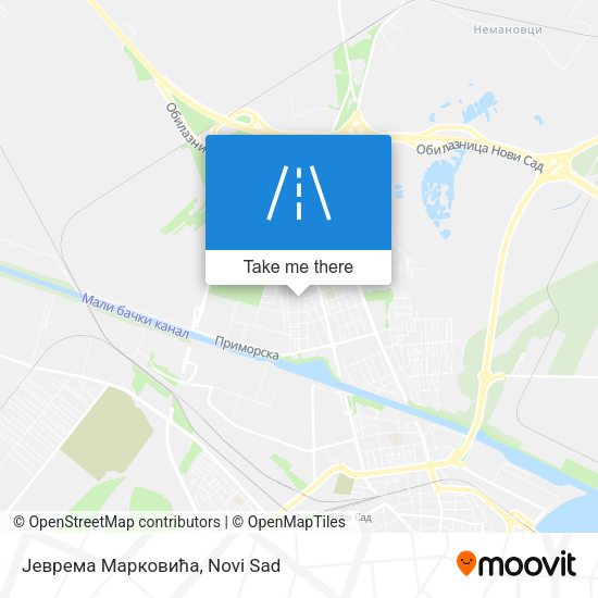Јеврема Марковића map