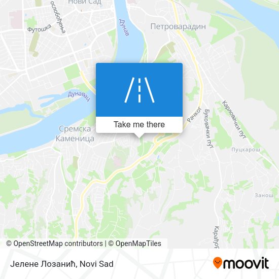 Јелене Лозанић map