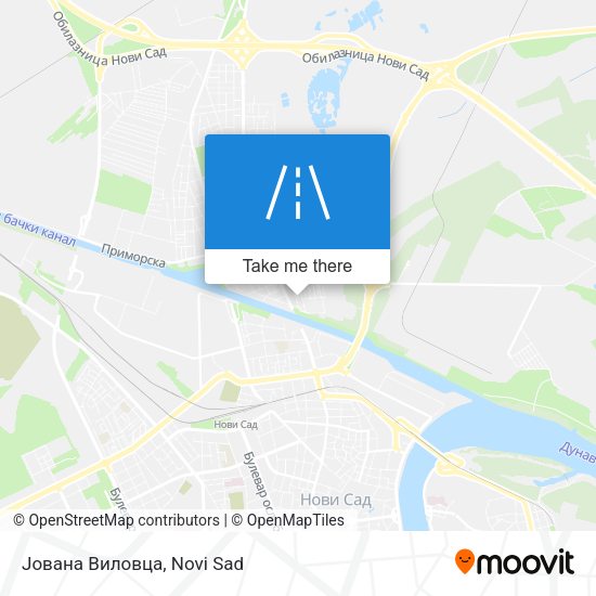 Јована Виловца map