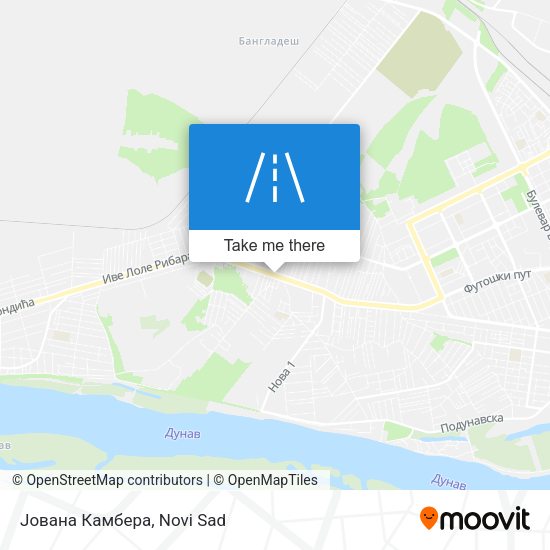 Јована Камбера map