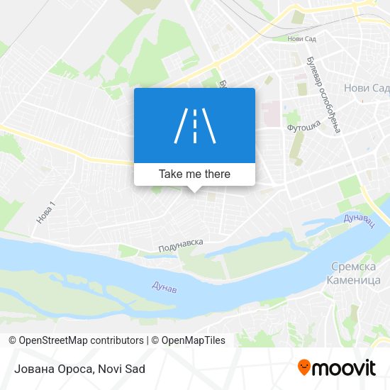 Јована Ороса map
