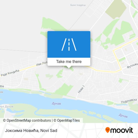 Јоксима Новића map