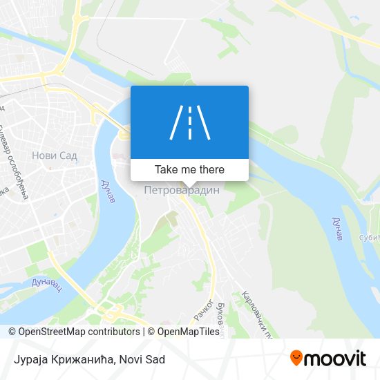 Јураја Крижанића map