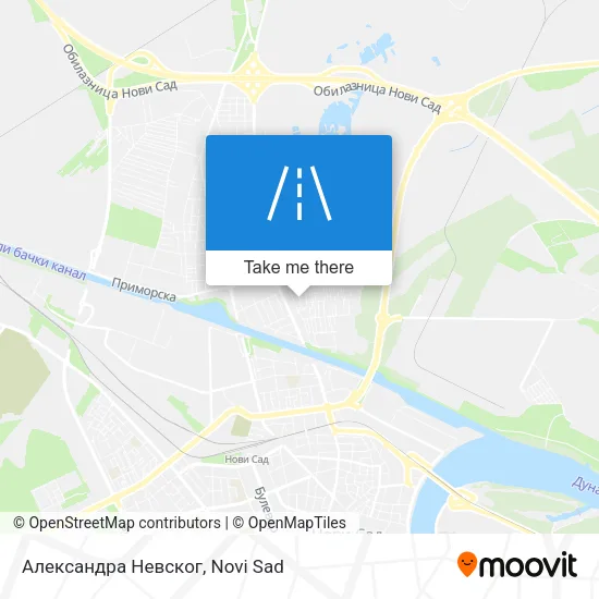 Александра Невског map
