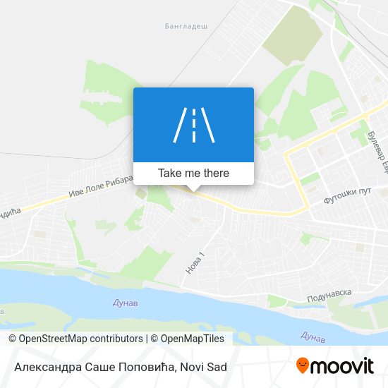 Александра Саше Поповића map