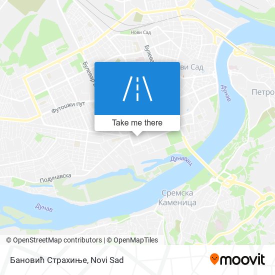 Бановић Страхиње map