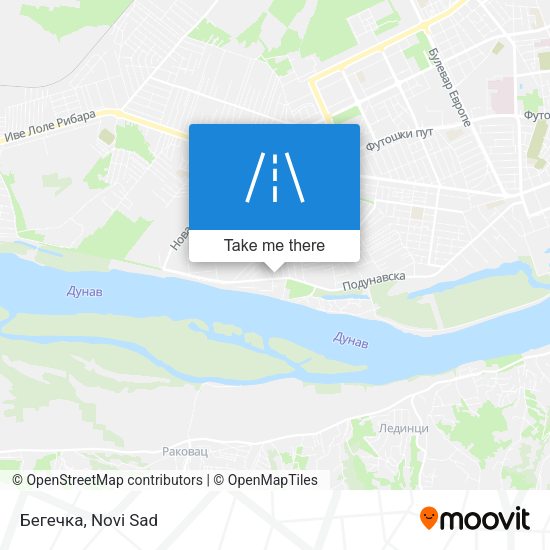 Бегечка map