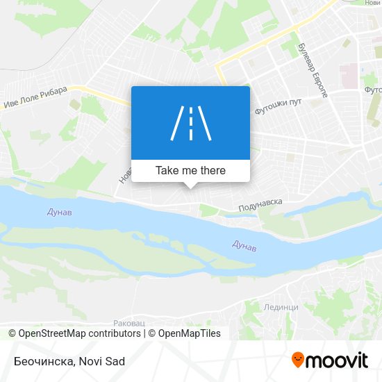 Беочинска map