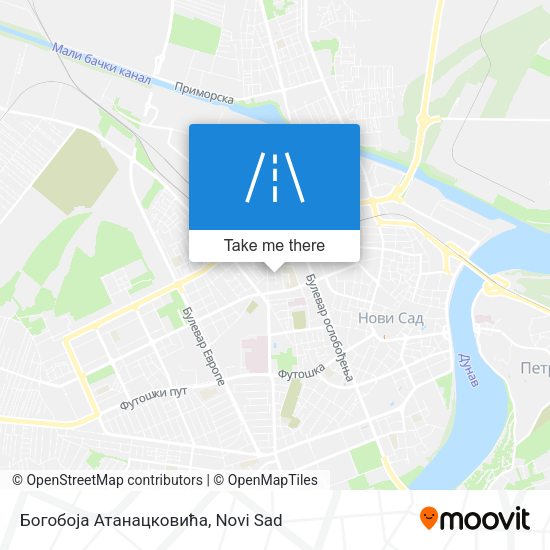 Богобоја Атанацковића map