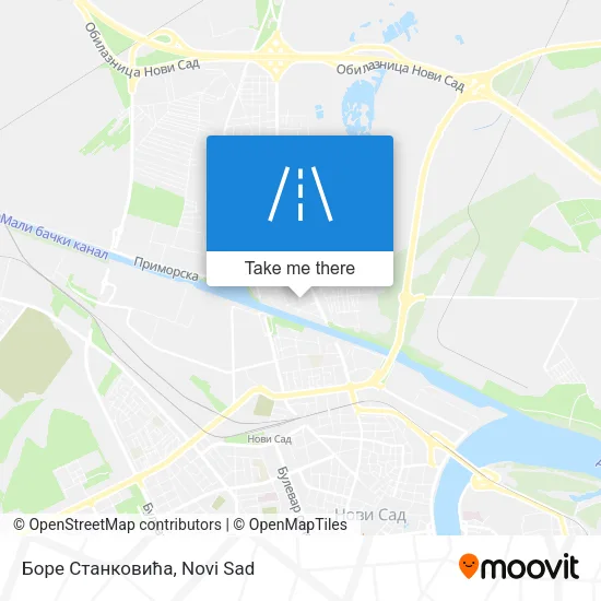 Боре Станковића map