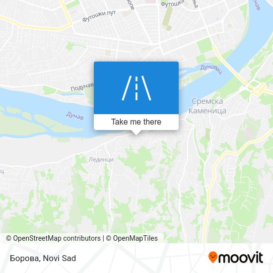 Борова map