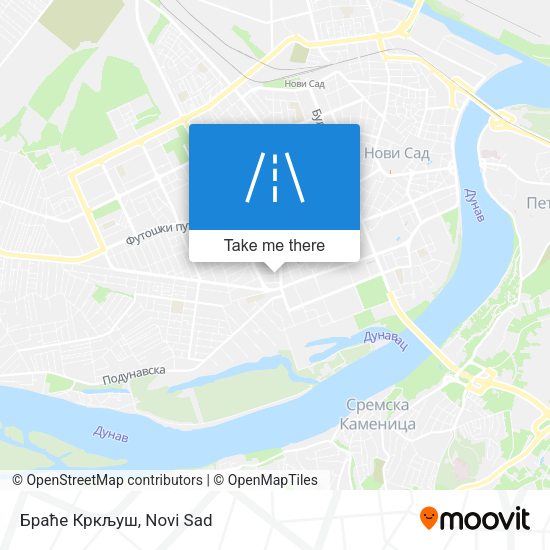 Браће Кркљуш map