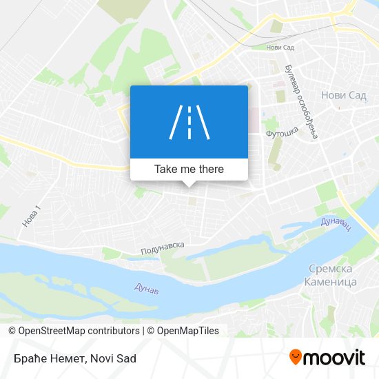 Браће Немет map