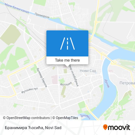 Бранимира Ћосића map