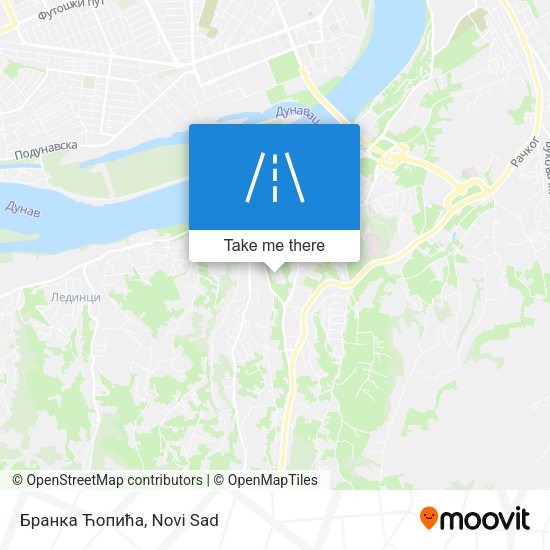 Бранка Ћопића map