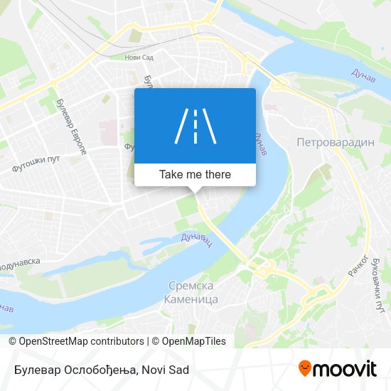 Булевар Ослобођења map